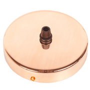 COPPER SINGLE CEILING ROSE - DYKE & DEAN